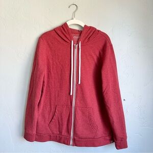 Eddie Bauer‎ | Women’s Fall Red Spice Zip-Up Hoodie Size Large EUC Cabincore
